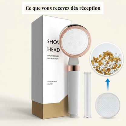 Pommeau de douche filtrant