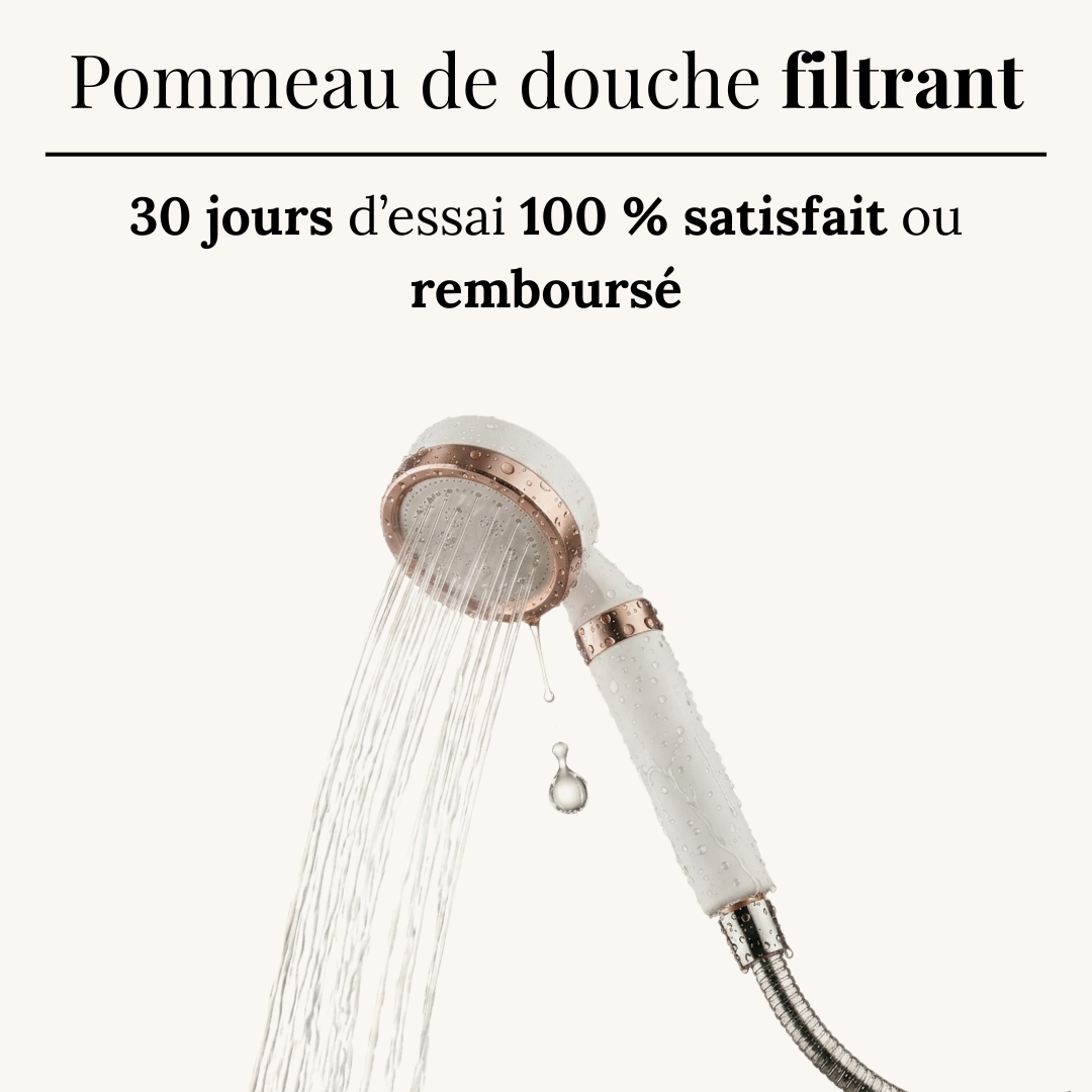 Pommeau de douche filtrant
