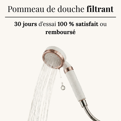 Pommeau de douche filtrant